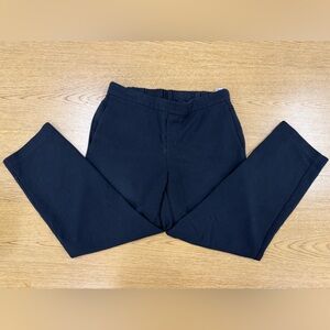 Old Navy Black Linen Ankle Pants